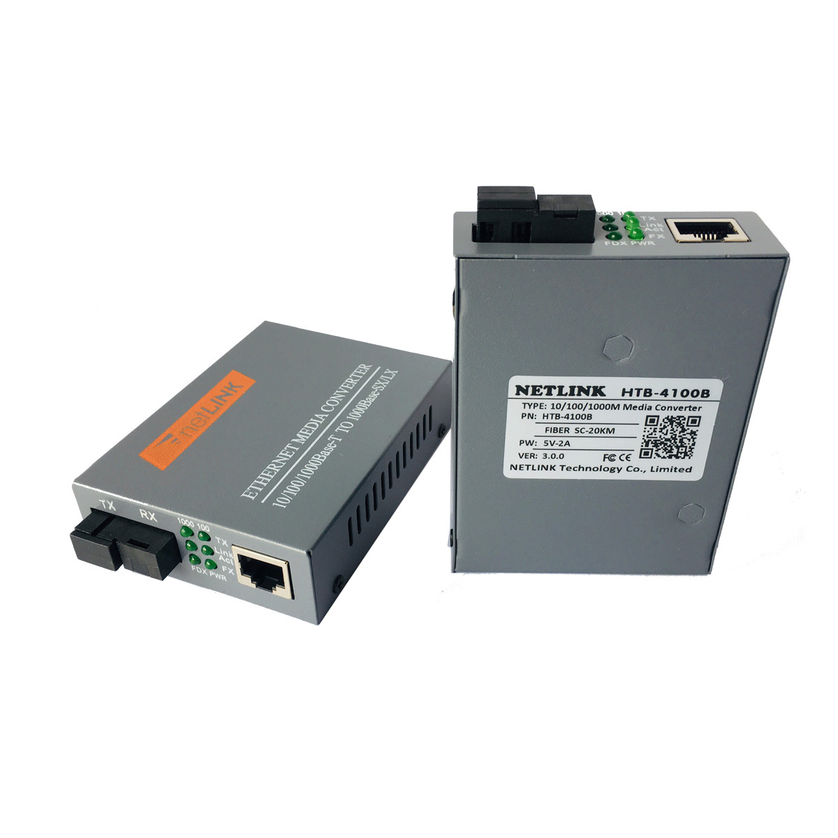 Converter quang Netlink HTB-4100AB loại 1 sợi quang 10/100/1000Mb/s