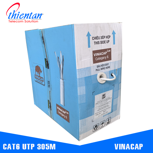 Thùng cáp mạng cat6 UTP Vinacap
