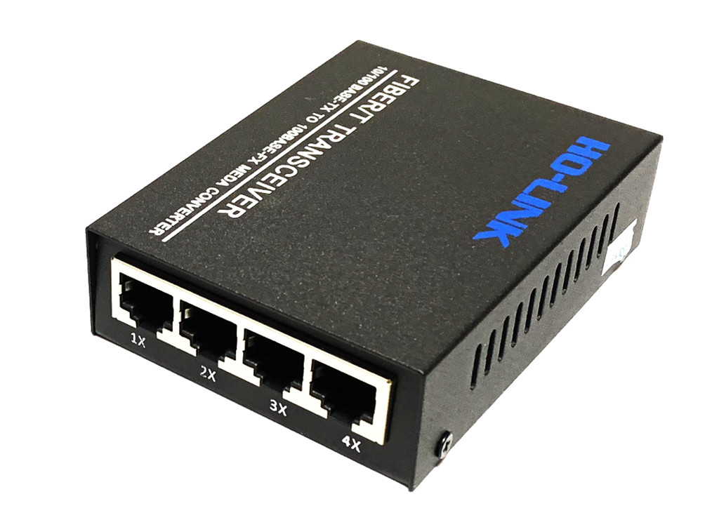 Bộ chuyển đổi quang điện Ho-link HL-SF1004D | 4 cổng lan 10/100M 