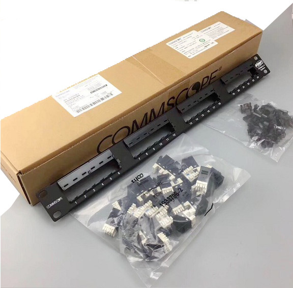 Patch panel 24 port CAT6 COMMSCOPE P/N: 1375014-2