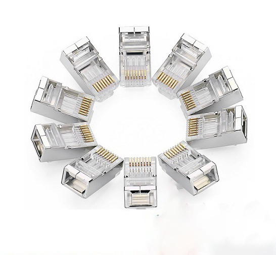 Hạt Mạng Cat6 FTP Commscope - chống nhiễu Shielded 8 Position Modular Plug mã 6-569530-3