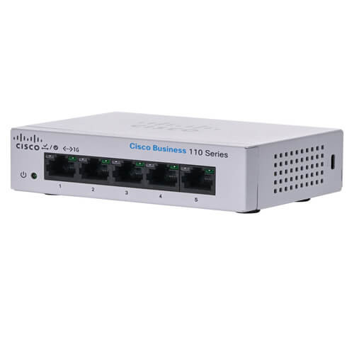 Switch Cisco CBS110-5T-D-EU