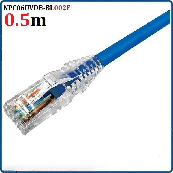 Dây nhảy patch cord 0.5m Cat6 Blue (NPC06UVDB-BL002F) commscope