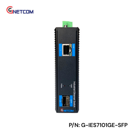 Bộ chuyển đổi quang điện poe G-IES7101GE-SFP công nghiệp Gnetcom 