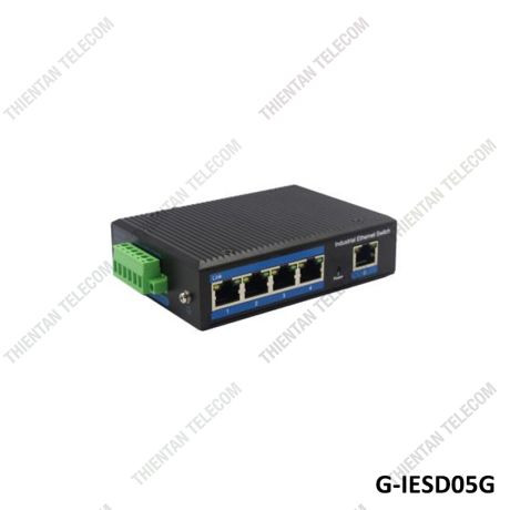 Switch công nghiệp 5 cổng 10/100/1000Mbps GNETCOM G-IESD05G