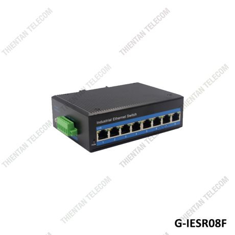Switch công nghiệp GNETCOM G-IESR08F 8 cổng tốc độ 10/100Mbps