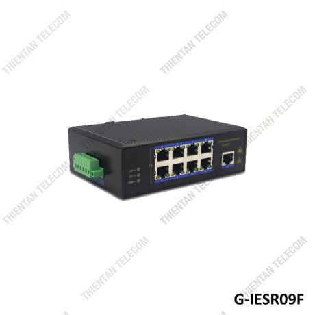 Switch công ngiệp GNETCOM G-IESR09F 9 cổng tốc độ 10/100M