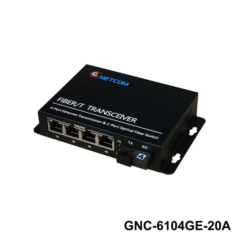 Converter quang Gnetcom POE GNC-6104GE-20A/B