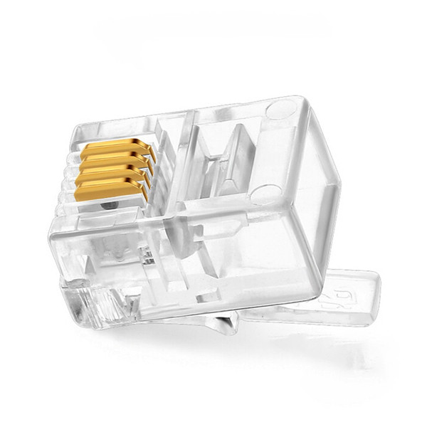 Hạt Bấm Dây Điện Thoại RJ11 - Cat3 P/N:406372-1