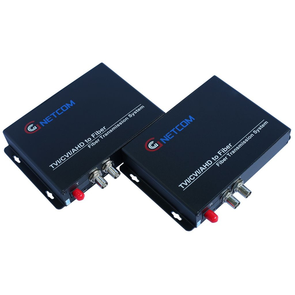Converter quang video Gnetcom 2 kênh HL-2V-20TR-1960P | hỗ trợ Phân giải 2K
