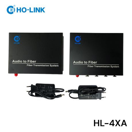 HL-4XA Bộ chuyển đổi audio sang quang 4 cổng XLR HO-LINK