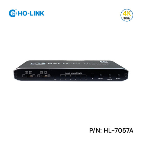 Bộ gộp HDMI 6 vào 1 ra HO-LINK HL-7057A 4K30Hz