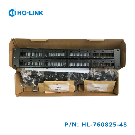 Patch panel CAT6 HO-LINK 48 port HL-760825-48