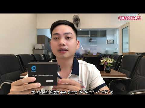 Bộ chuyển đổi tín hiệu HDMI qua quang HO-Link HL-HDMI-1F-20T/R