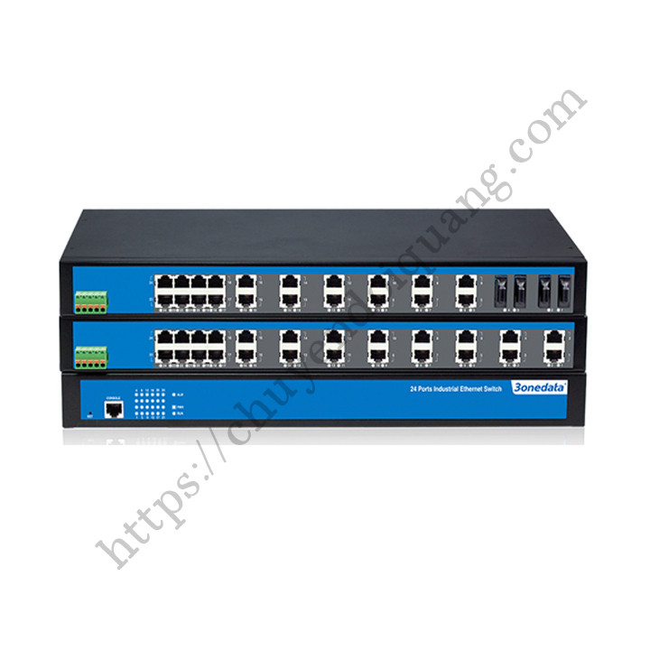 Switch công nghiệp 4 cổng Ethernet + 20 cổng quang 3Onedata IES1024-20F