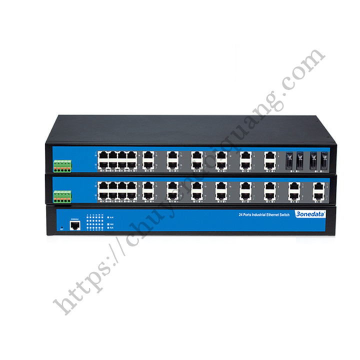Switch công nghiệp 12 cổng Ethernet +12 cổng quang 3Onedata IES1024-12F
