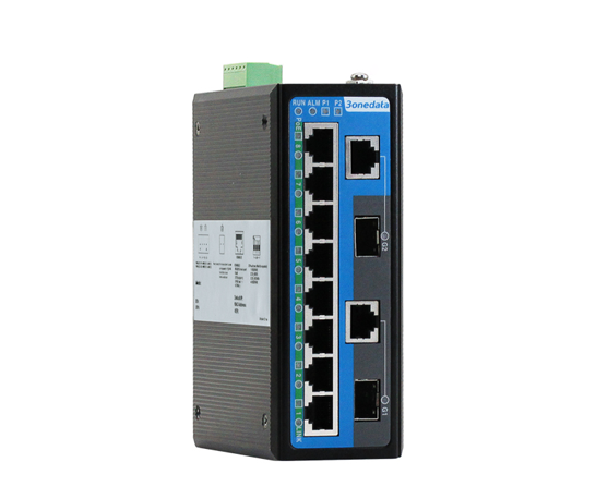Switch công nghiệp 3Onedata IES2210-8P2GC-2P24-120W