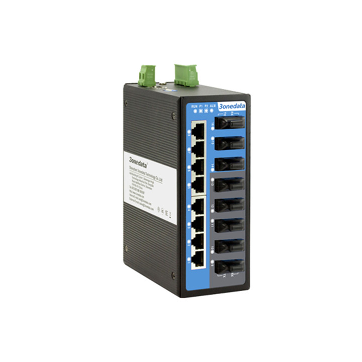 Switch công nghiệp 3Onedata IES3016-8F |  8 cổng Ethernet, 8 cổng quang
