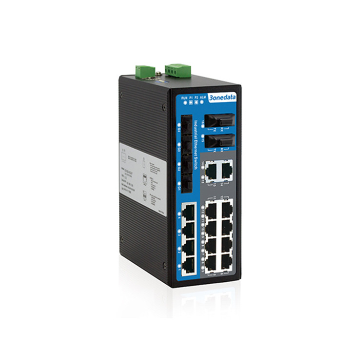 Switch công nghiệp 3Onedata IES3020-4GS-2F |  14 Lan + 2 cổng quang + 4 cổng SFP 