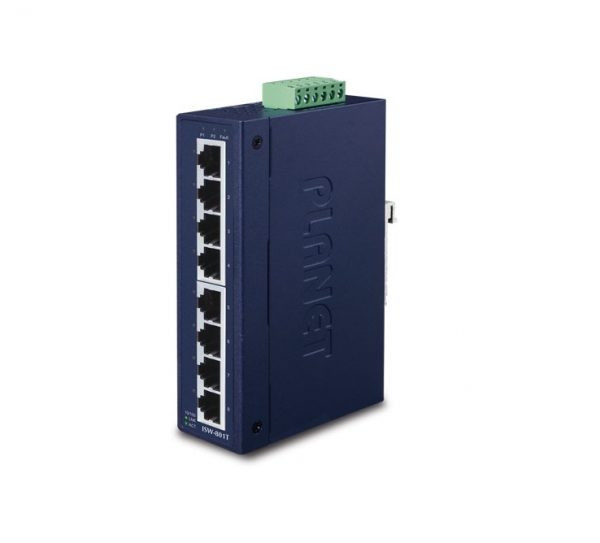 Switch công nghiệp Planet ISW-801T, 8 Port 10/100Mbps