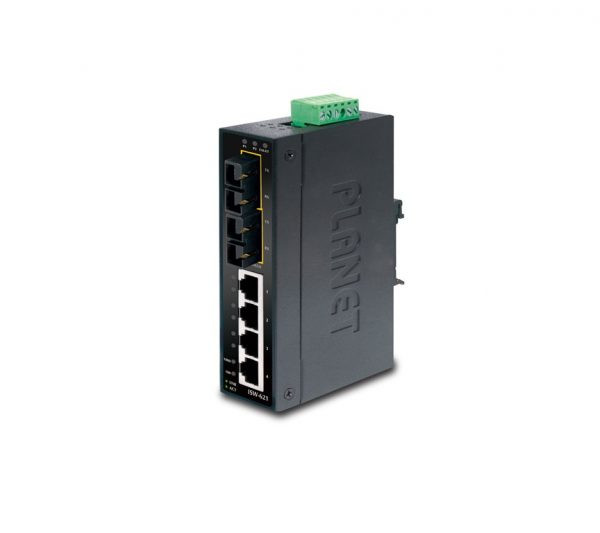 Switch công nghiệp Planet ISW-621/ISW621S15, 4 port 10/100M + 2SFP