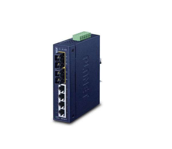 Switch công nghiệp Planet ISW-621T/ISW621TS15, 4 port 10/100M+2FX