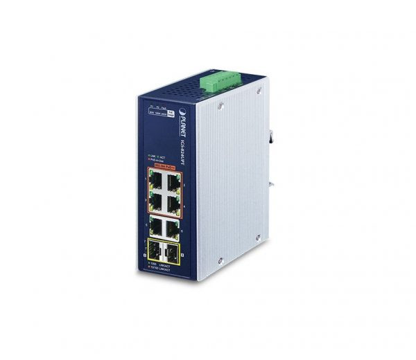 Switch PoE công nghiệp Planet IGS-824UPT, 4 Port Gigabit +2 SFP