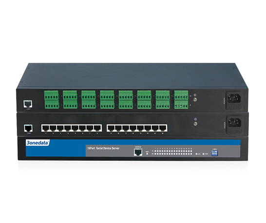Bộ chuyển đổi 16 cổng RS-485/422 sang Ethernet 3Onedata NP3016T-16DI (RS-485)