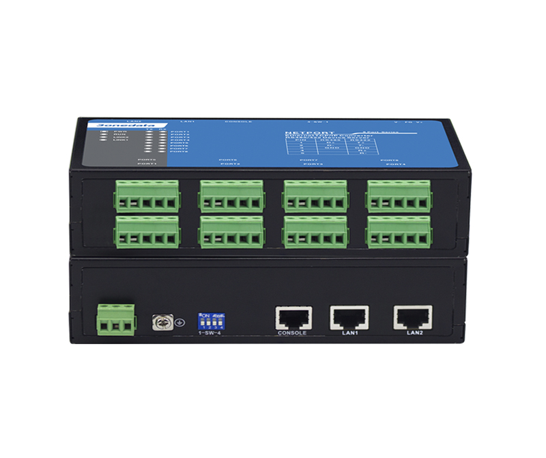 Bộ chuyển đổi 8 cổng RS-485/422 sang 2 cổng Ethernet 3Onedata NP318T-8DI (RS-485)