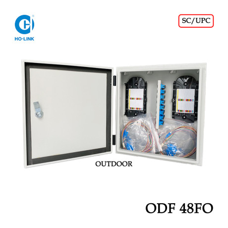 ODF 48FO - Hộp phối quang ODF 48FO Ngoài trời ( Đầy đủ phụ kiện)