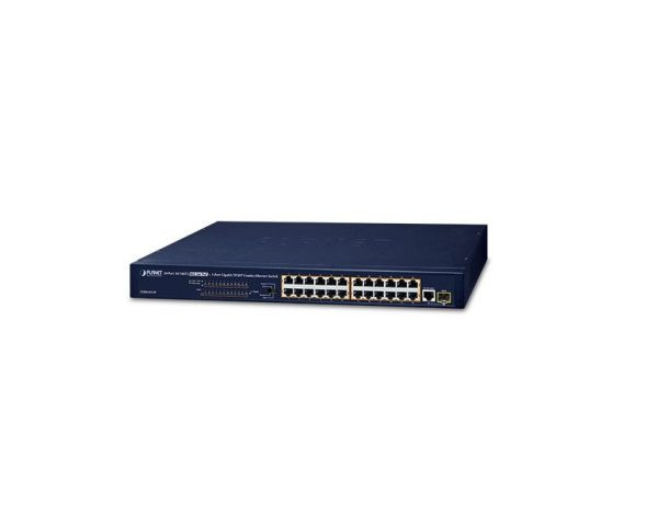 Switch PoE Planet FGSW-2511P, 24-Port 10/100BASE + 1-Port G