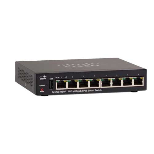 Switch Cisco SG250-08HP-K9-EU