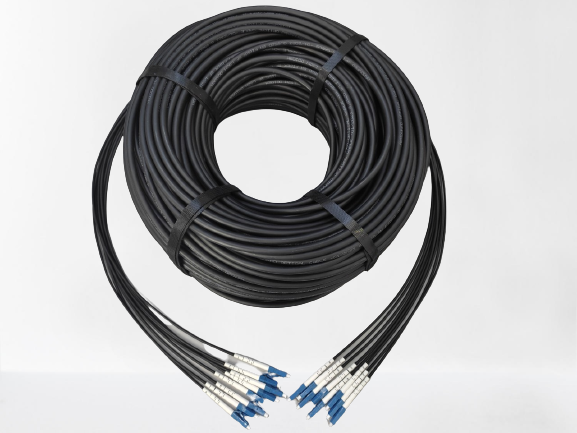 Cáp quang dã chiến singlemode 8 FO HO-LINk, bảo vệ lõi bằng thép