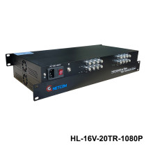 Converter quang video 16 kênh GNETCOM HL-16V-20T/R-1080P