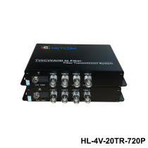 Converter quang video 4 kênh Gnetcom HL-4V-20T/R-720P