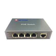 Switch PoE 4 Cổng GNETCOM HL-POE11004P