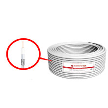 Cáp đồng trục SUPERLINK® RG6 1.02mm CU, Coverage60% PVC 100M