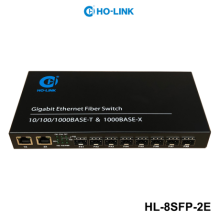 Switch quang Ho-link HL-8SFP-2E | 8 port SFP + 2 Cổng J45 10/100/1000Mbps