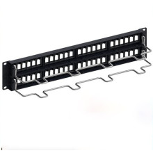 Thanh đấu nối, UTP, SL, DDM, 48 cổng cat6, 2U, rỗng, thẳng 760237041 | 9-1375055-2