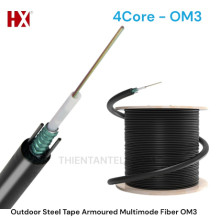 Cáp quang multimode 4FO OM3 GYXTW 50/125µm outdoor
