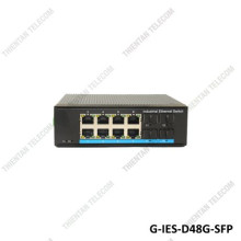 Switch công nghiệp 8 port lan 4 port SFP GNETCOM G-IES-D48G-SFP