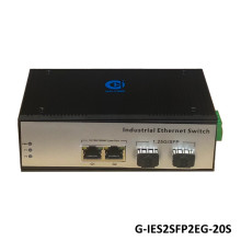 Converter quang chuyển tiếp công nghiệp Gnetcom G-IES2SFP2EG-20S