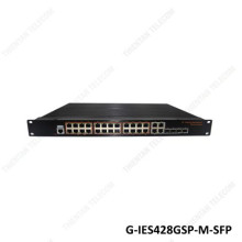 Switch quản lý poe công nghiệp GNETCOM 28 cổng gigabit G-IES428GSP-M-SFP