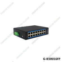 Switch POE công nghiệp 16 cổng 10/100Mbps GNETCOM G-IESR016FP