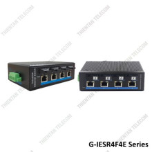 Switch công nghiệp 4 cổng ethernet 4 cổng quang 10/100Mbps GNETCOM G-IESR4F4E 