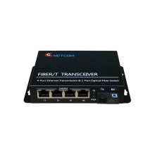 Converter quang 4 Lan Gnetcom GNC-2114S-20A | 4 Cổng Ethernet 10/100/1000M 