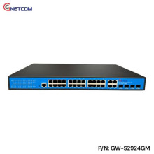 Switch quản lý L2+ Gnetcom 28 port gigabit GW-S2924GM