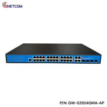 Switch POE quản lý L2+ 24 port Gnetcom GW-S2924GMA-AP