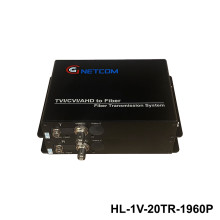 Converter quang video Gnetcom 1 kênh HL-1V-20TR-1960P | Hỗ trợ độ phân giải 2K