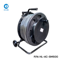 Cáp quang dã chiến 4FO LC single mode 500m có băng thép HO-LINK HL-4C-SM500
